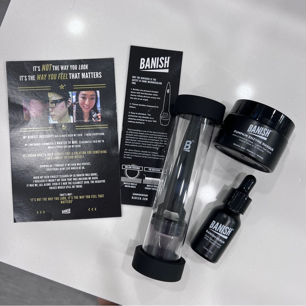 New Banish Skincare Products